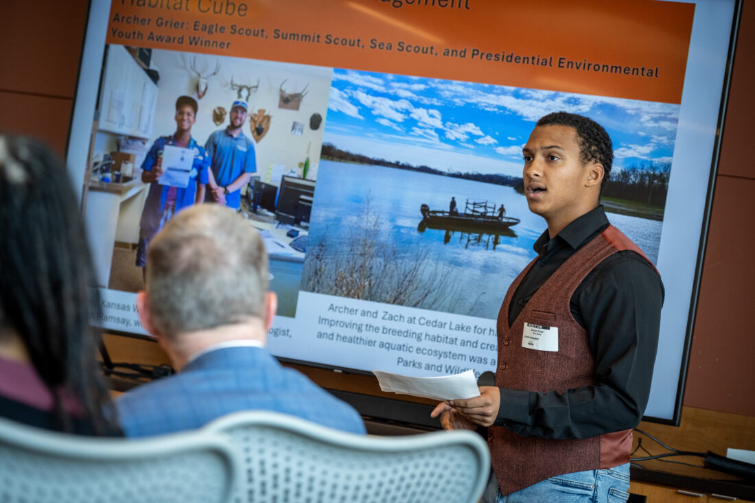 Tonganoxie senior wins EPA award for fishery habitat – tonganoxiemirror.com